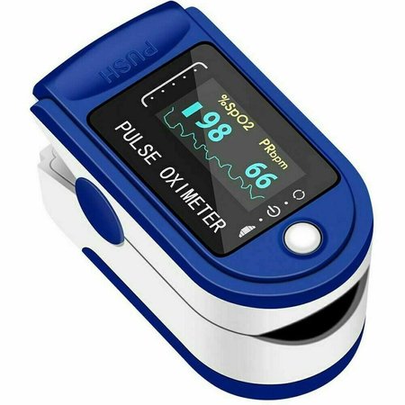 SANOXY Pulse Oximeter Fingertip Blood Oxygen SpO2 Monitor PR PI Heart Rate Oximetro PPT-Health7-blu